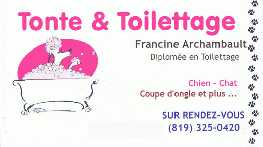 Tonte & Toilettage Francine Archambault